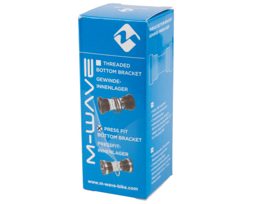 Каретка-картридж 5-359435 алюминиевые чашки, 2 герметика, промышленные подшипники, PRESS FIT MTB/ROAD 94г HOLLOTECH 2 .M-WAVE