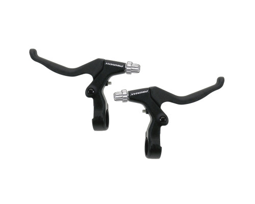 Тормозные ручки 5-361497 алюминиевые V-брэйк/кантилеверный регулируемый черные PROMAX