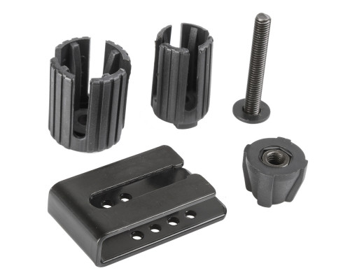 Крыло 5-385054 пластиковое 20-28″ переднее в трубу вилки б/съемное для 2-х подвесов, черное M-WAVE