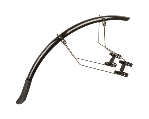 Крылья 5-385061 металлопластиковом шоссе укорочен. б/съемный 28″х33мм с усами регулируемый черные M-WAVE