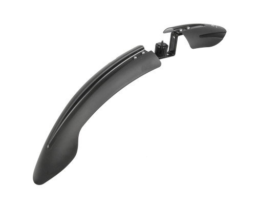 Крыло 5-385072 пластиковое 26-29″ переднее в трубу вилки б/съемное ШИРОКОЕ черное M-WAVE