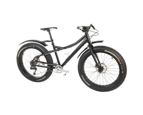 Крыло 5-386206 металлопластиковое 24-29″/115мм заднее на подседельный штырь д/FAT BIKE регулируемый угол/высота черное M-WAVE