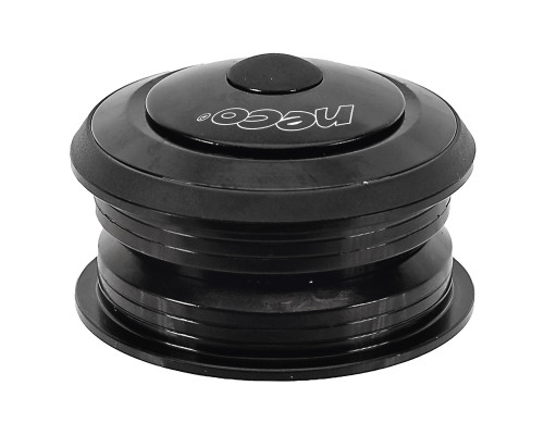 Рулевой набор 5-390320 алюминиевый/сталь полукартридж 1 1/8″ 28.6/44/30мм 79г. черный NECO