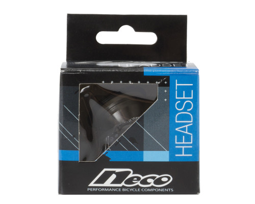 Рулевой набор 5-390360 алюминиевый интегрированный картридж 1 1/8″-1,5″ 28,5/41,8/52/39,8мм 45`x45` 79г черный NECO