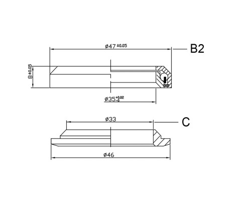 Рулевой набор 5-390362 алюминиевый интегрированный картридж 1 1/8″-1 1/4″ 28,5/41,8/47/33мм 77г черный NECO
