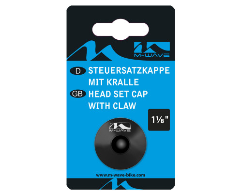 Паук 5-390570 диаметр 1 1/8″ с болтом для AHEAD-систем анодированный черный M-WAVE