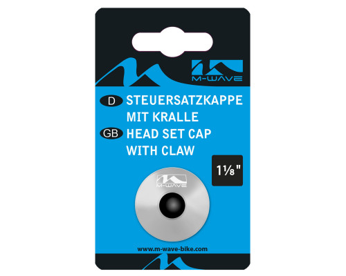 Паук 5-390571 диаметр 1 1/8″ с болтом для AHEAD-систем анодированный серебристый M-WAVE