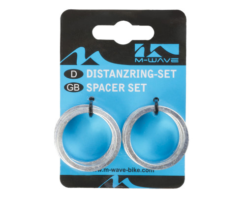 Рулевой спейсер 5-390641 (проставочное кольцо) спорт.1 1/8″ алюминиевый 6шт по 5мм анодированный серебристый M-WAVE