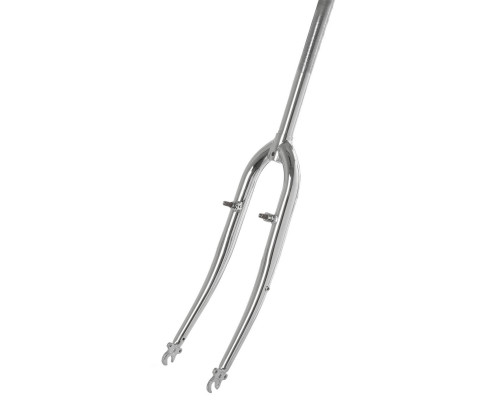 Вилка жесткая 5-392850 сталь 28″х1″ шток 240/130мм резьба серебристый