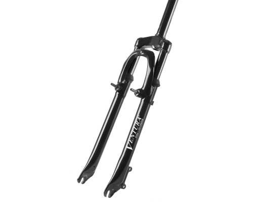 Вилка амортизационная 5-396004 сталь 24″х1″ шток 220/130мм резьба пружинно-эластамерная 35мм V+D черная VENTURA