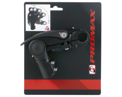 Вынос внешний 5-400316 БЫСТРАЯ регулировка угла наклона 10-90` 1 1/8″ 110мм д/руля 31,8мм алюм. черный PROMAX