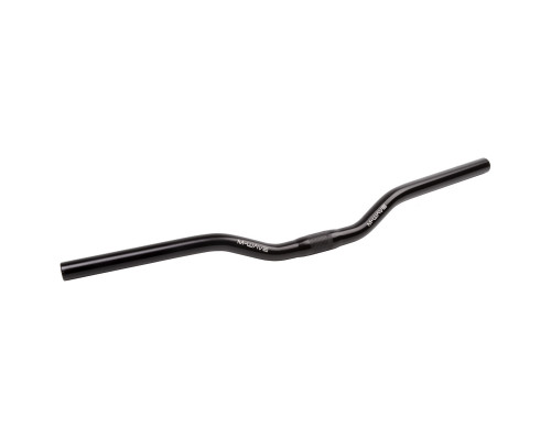 Руль 5-401206 туристический алюминиевый изогнутый 15' 22,2/25,4x600х30мм черный M-WAVE
