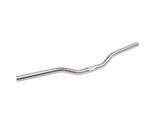 Руль 5-401207 туристический алюминиевый изогнутый 15' 22,2/25,4x600х30мм серебристый M-WAVE