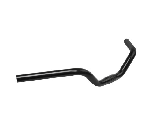 Руль 5-401225 туристический стальной изогнутый 33' 22,2/25,4x600х60мм черный M-WAVE