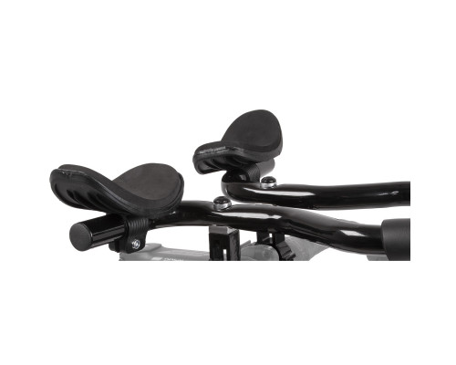 Руль/лежак 5-403699 TRI BAR алюминиевый эргономичный, с центральной перемычкой,  на руль  22.2 - 25.4мм, черный VENTURA