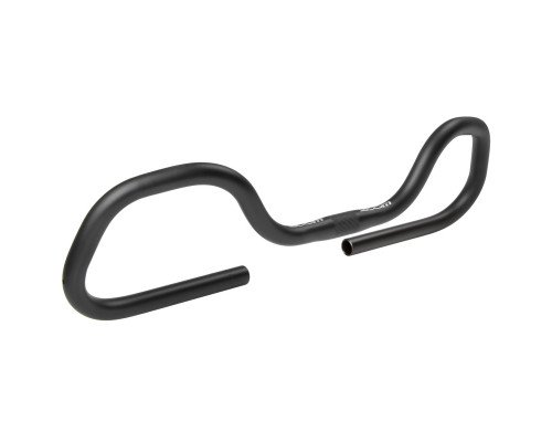 Руль 5-403709 универсальный алюминиевый мультипозиционный ″бабочка″ 22,2х25,4x590мм MTB-A4-181(ISO-C) черный ZOOM