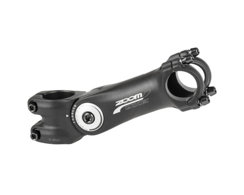 Вынос внешний 5-404162 регулируемый 0-60` 1 1/8″ 125/90мм для руля 31,8мм алюминиевый кованый TDS-D299N-8FOV(ISO-C) черный ZOOM