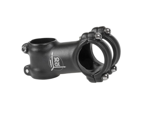 Вынос внешний 5-404208 нерегулируемый 1 1/8″ 60мм/+7` для руля 31,8мм алюминиевый кованый 118.5г. матовый черный 3D FORGED M-WAVE