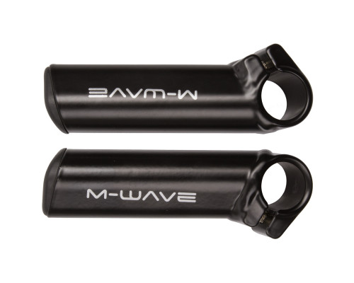 Рога 5-408113 алюминиевые прямые короткие черный сварные M-WAVE