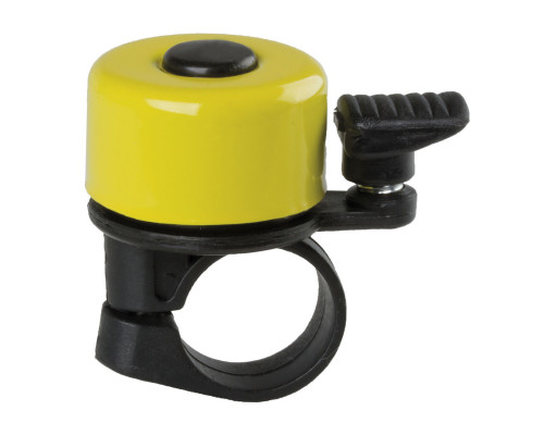 Звонок 5-420035 сталь мини цвета в ассортитенте серебр, черный, красный, синий, желтый M-WAVE