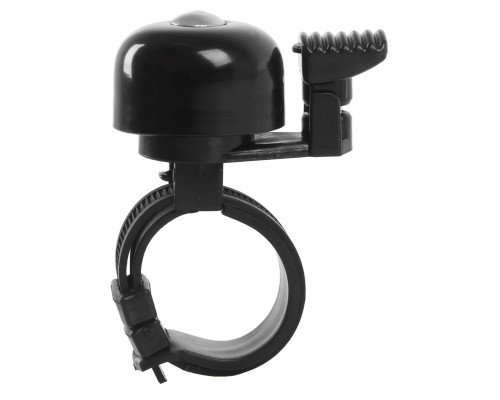 Звонок 5-420150 алюминиевый б/съемный крепление без инструмента, мини, черный