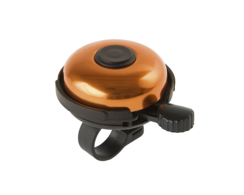 Звонок 5-420157 алюминиевый /пластик D=53мм черно-оранжевый (на блистере) M-WAVE