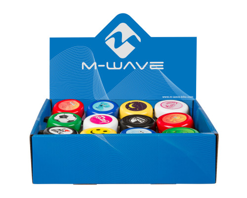 Звонок 5-420190 сталь детский 12 цветов в ассортименте M-WAVE