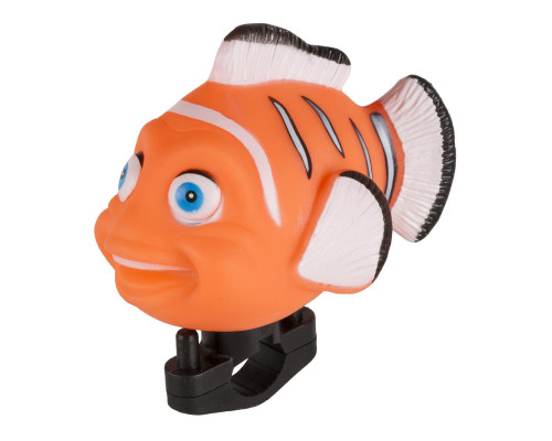 Клаксон 5-422040 резина/пластик детский оранжевый ″рыбка″