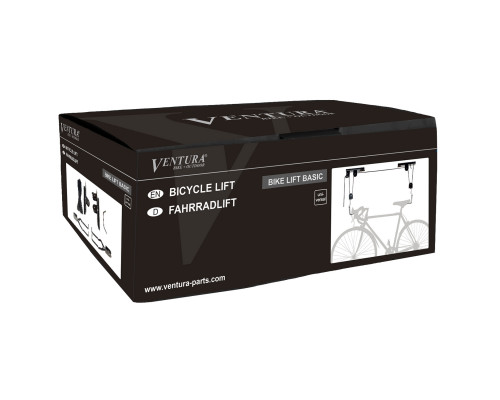 Держатель вело 5-430099 подвес крепление к потолку до 4м/20кг черный VENTURA