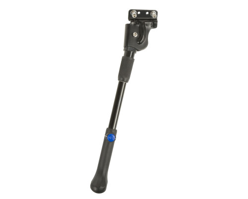 Подножка 5-430848 алюминиевая 24-29″ регулируемая одноперьевая крепление к заднему перу двумя болтами с универсальным отверстием 40мм и 18мм) черная OSTAND