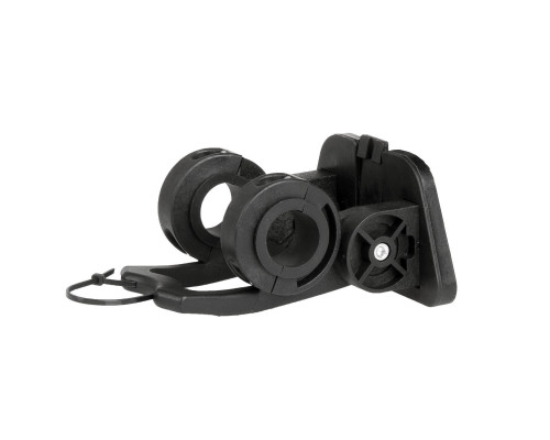 Корзина/крепеж-адаптер 5-431523 для б/съемный корзины и сумки на руль 22,2-31,8мм черный VENTURA