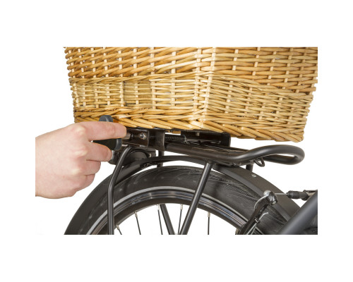 Корзина 5-431605 для животных на багажник быстросъемная 44х31х22/16см сталь/дерево плетеная HANDMADE коричневая CARRIER TOP M-WAVE