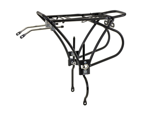Багажник 5-440280 алюминиевый 24-29″ сварной регулируемый для дискового тормоза черный