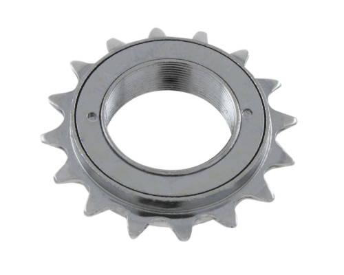 Кассета трещотка 1 скоростная 5-700136 для Singlespeed 1/2x1/8″ 16зуб. резьба BSA шарикоподш. хромированная серебристая