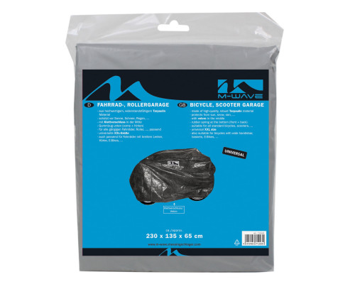 Чехол д/велосипеда/скутера 5-715164 армированный полиэтилен 215х135х65см M-WAVE