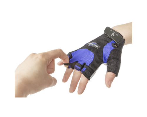 Перчатки 5-719935 гель/лайкра дышащие антискользящие вставки размер М цвета в ассортименте, с петелькам M-WAVE