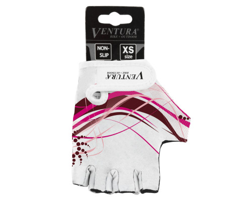 Перчатки 5-719983 детские лайкра антискользящие размер XS цвета в ассортименте, VENTURA