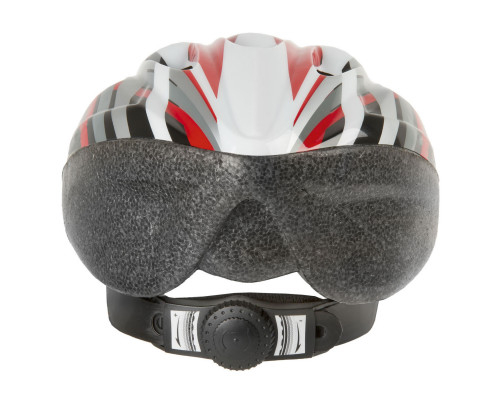 Шлем 5-731035 с сеточкой 11 отверстий, 58-61см черно-красно-белый M-WAVE ACTIVE