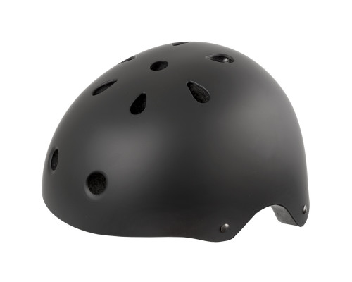 Шлем 5-731184 универс/ВМХ/FREESTYLE 11 отверстий,суперпрочный 54-58см матово-черный M-WAVE