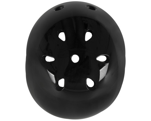 Шлем 5-731282 универс/ВМХ/FREESTYLE 11 отверстий,суперпрочный 58-61см черный лакир. M-WAVE