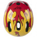 Шлем .детский/подростк. 5-734040 с сеточкой 6 отверстий 50-57см LITTLE DEVIL/красно-желтый M-WAVE