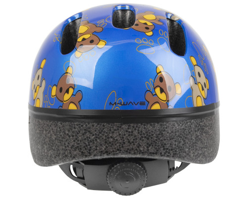 Шлем .детский/подростк. 5-734072 с сеточкой 6 отверстий 48-52см TEDDY/голубой M-WAVE