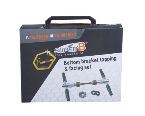 Инструмент/приспособление 5-880029 для нарезки резьбы в раме для кареток профи в кейсе SUPERB