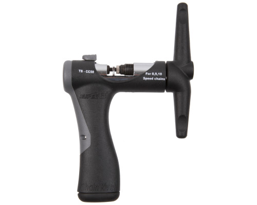 Выжимка 5-880033 профи для 5-10 скоростных цепей запасной пин Cr-V+антискользящее покрытие эргономичная ручка черно-серая SUPERB