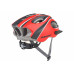 Шлем 8-9001269 спортитный с сеточкой Skiff 172 14 отверстий, INMOLD красно-черный 52-58см AUTHOR