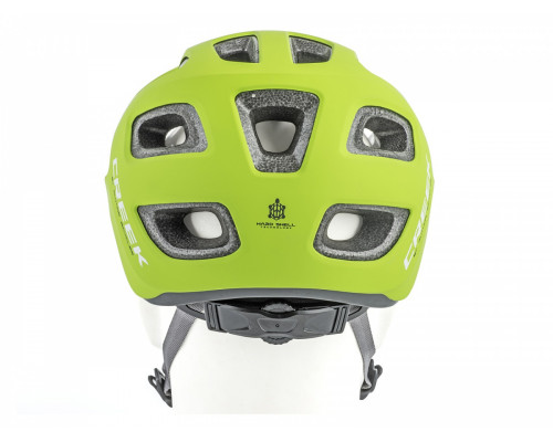 Шлем 8-9001494 спортитный CREEK HST 163 17 отверстий, ABS HARD SHELL/EPS матовый-зелено-черный 54-57см AUTHOR