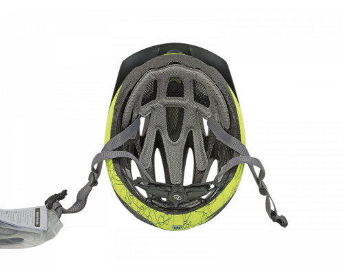 Шлем 8-9001680 спортитный Flow X9 191 Blk/Yel-Neon 17 отверстий, INMOLD черно-неоново-желтый 54-58см 263г. AUTHOR