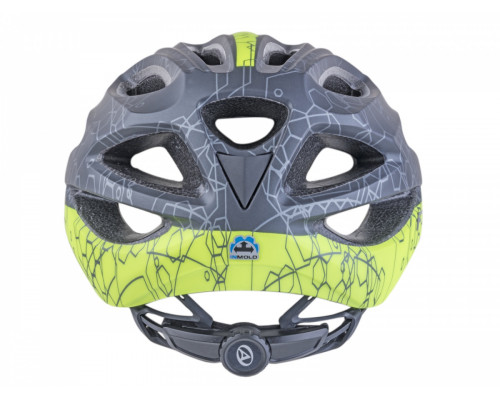 Шлем 8-9001680 спортитный Flow X9 191 Blk/Yel-Neon 17 отверстий, INMOLD черно-неоново-желтый 54-58см 263г. AUTHOR
