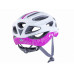 Шлем 8-9001682 спортитный Flow X9 191 Wht/Pink-Neon 17 отверстий, INMOLD бело-неоново-розовый 54-58см 263г. AUTHOR