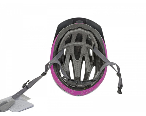 Шлем 8-9001682 спортитный Flow X9 191 Wht/Pink-Neon 17 отверстий, INMOLD бело-неоново-розовый 54-58см 263г. AUTHOR